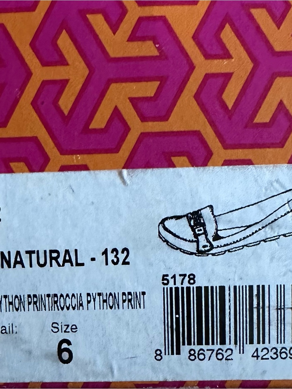 Tory Burch Natural Python Print Loafer - Neutral Tones
